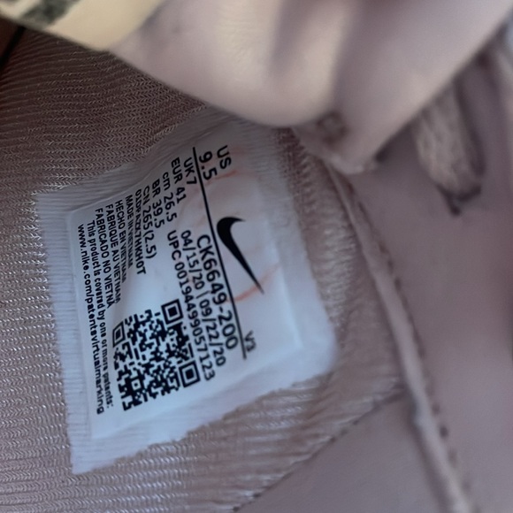 EUC-NIKE Air Force 1 "Pixel" in blush pink size 9.5 - Picture 5 of 5